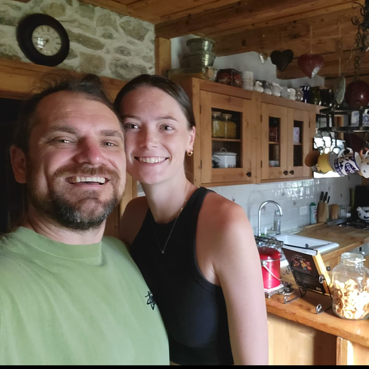 Konrad and Caro in our house sit in Lullin Konrad and Caro in our house sit in Lullin