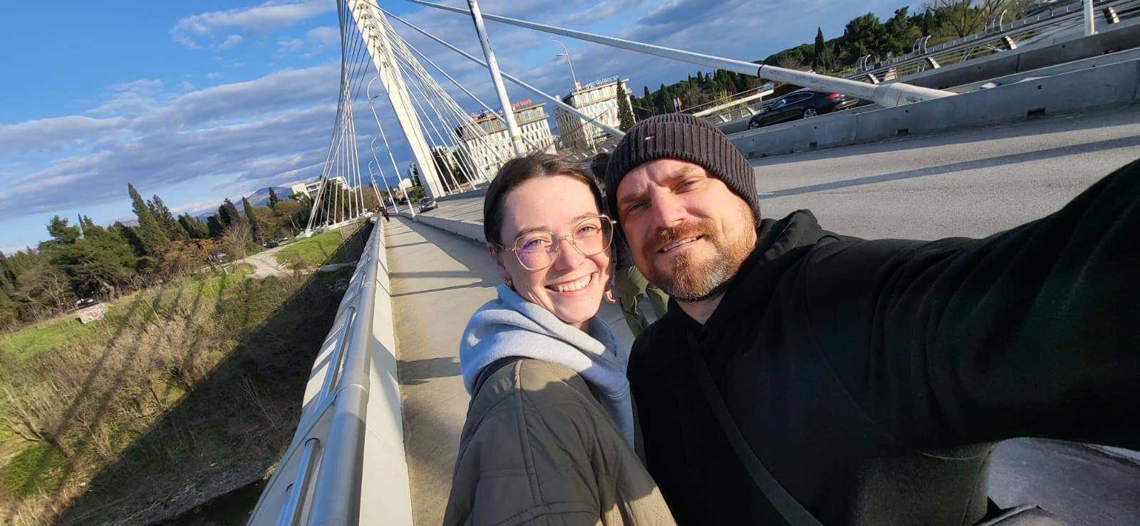 Konrad and Caro in Podgorica Montenegro Konrad and Caro in Podgorica Montenegro