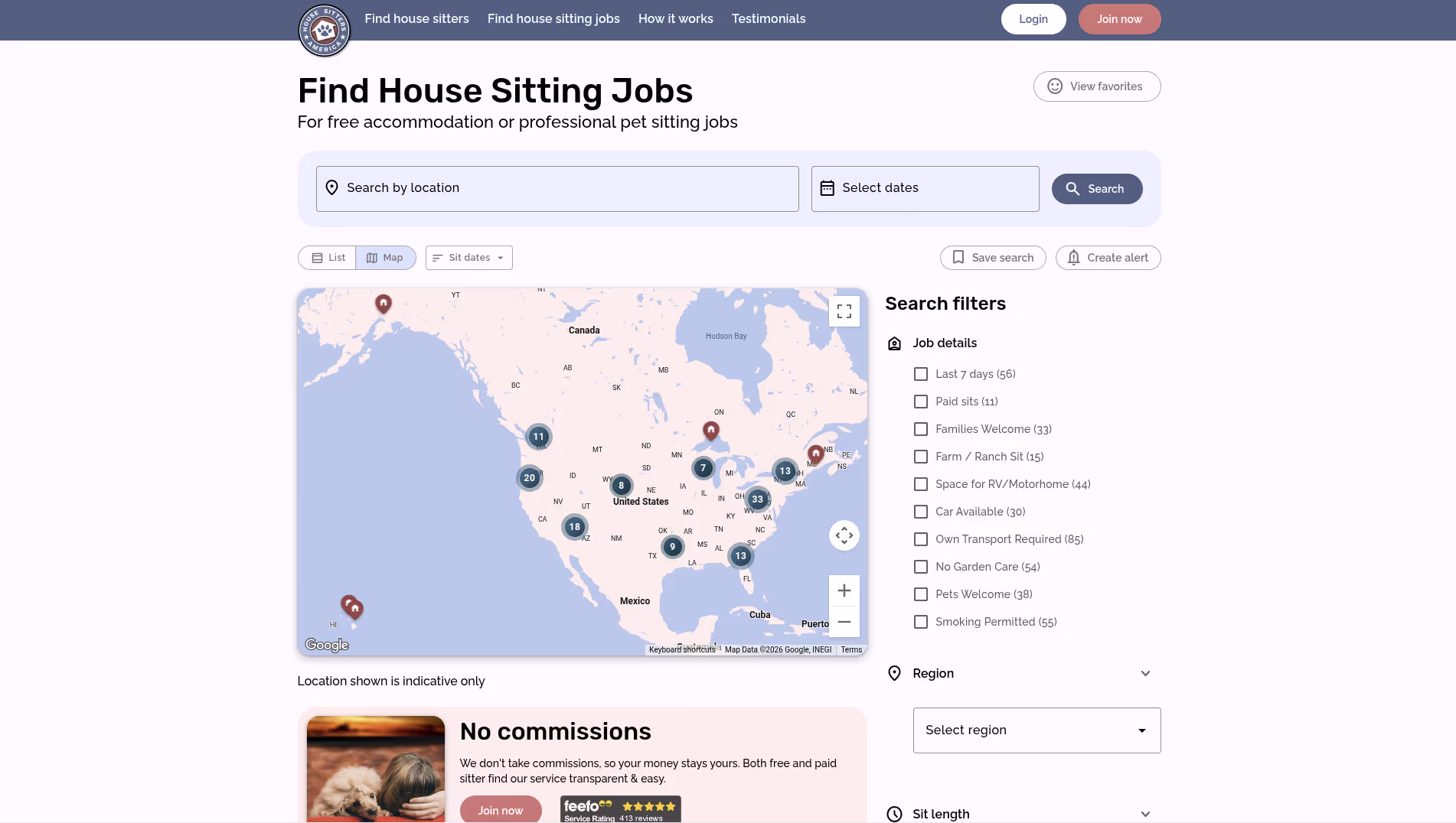 House Sitters America Listings for North America March 2026 House Sitters America Listings for North America March 2026