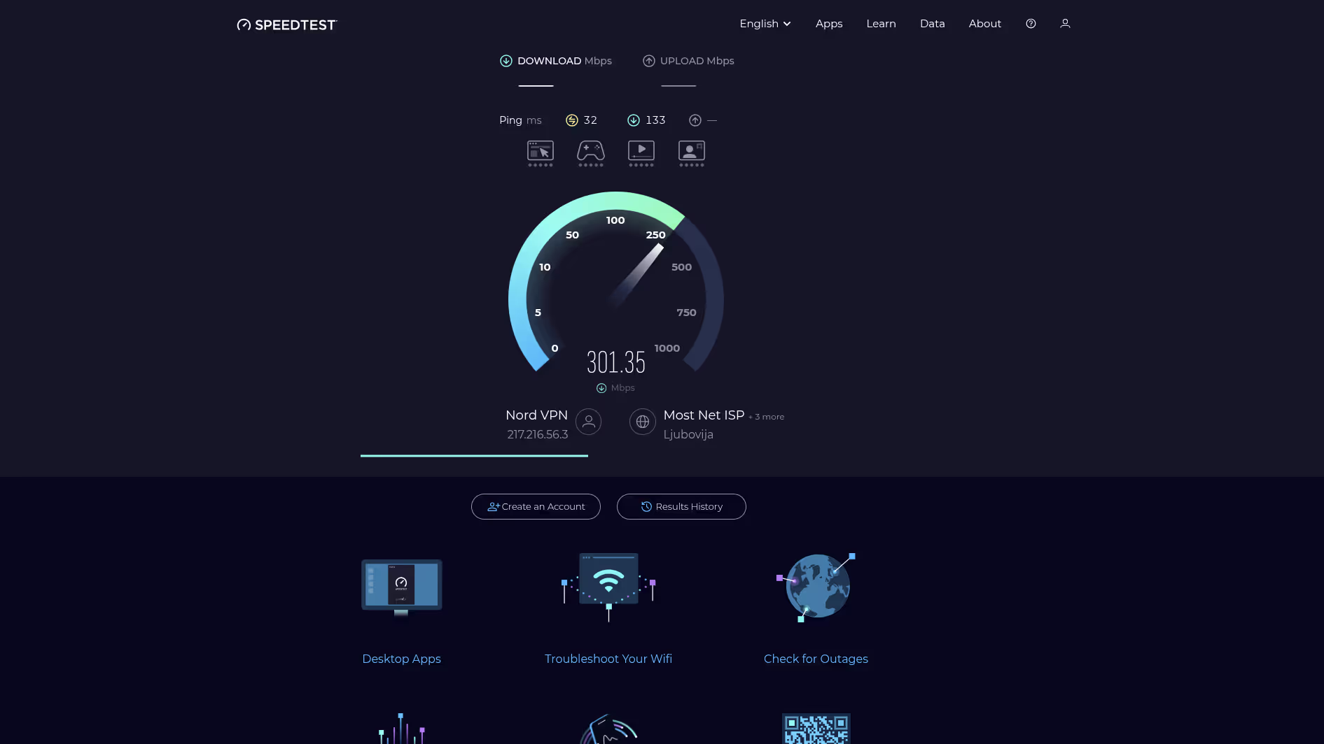 Testing wifi to see if it is fast enough with ookla Testing wifi to see if it is fast enough with ookla