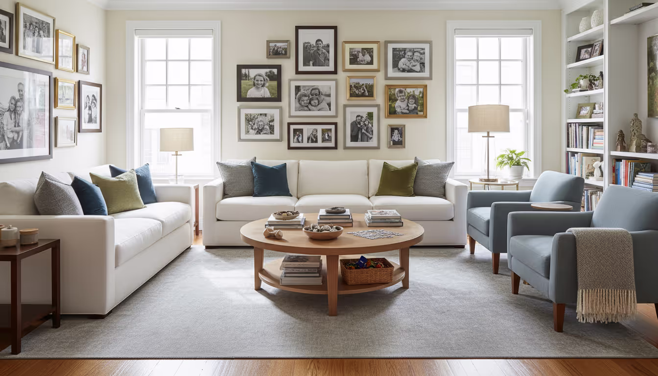 A house sit in a clean and tidy house