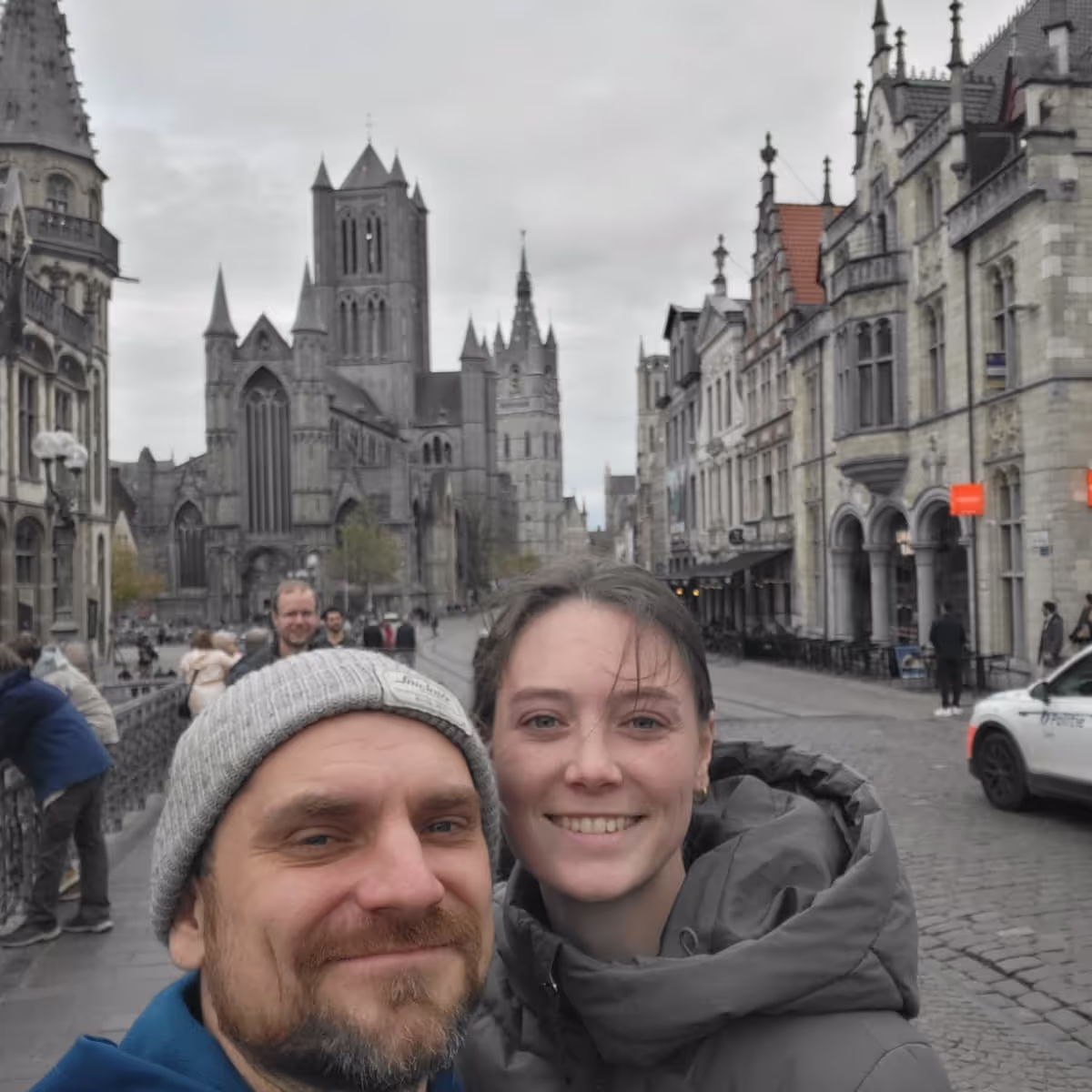 Konrad and Caro exploring Belgium Konrad and Caro exploring Belgium