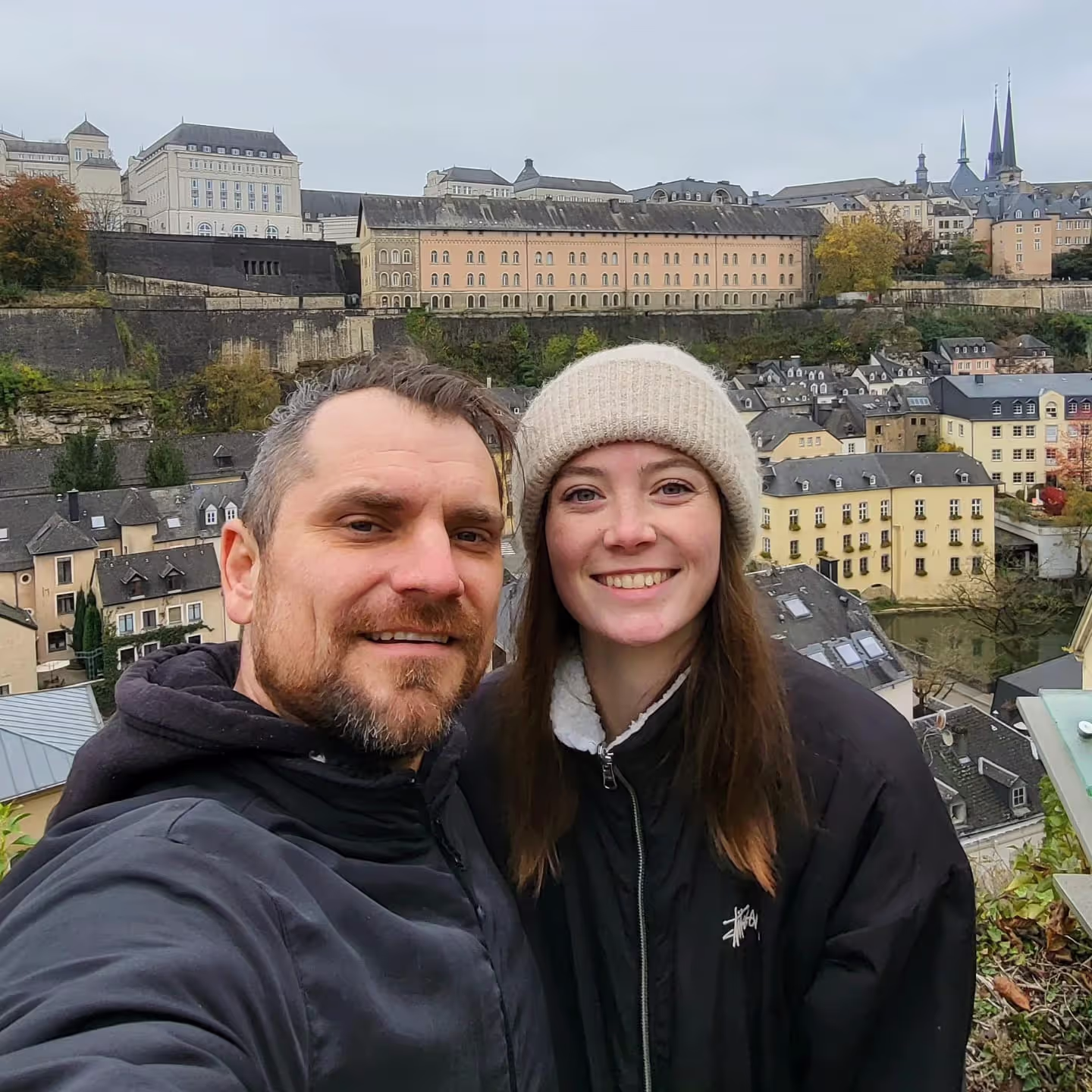 Konrad and Caro in Luxembourg