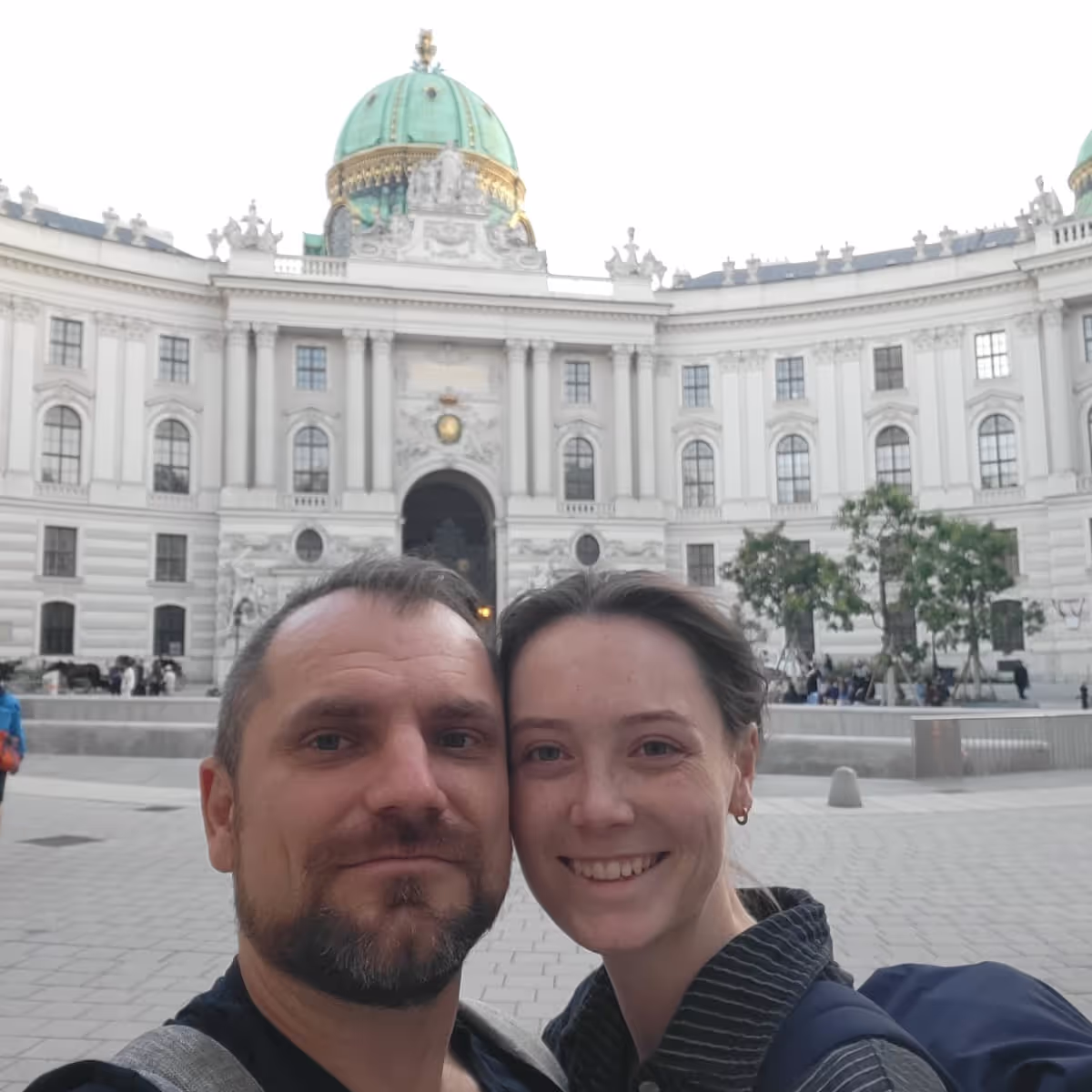 Konrad and Caro in Vienna Austria Konrad and Caro in Vienna Austria
