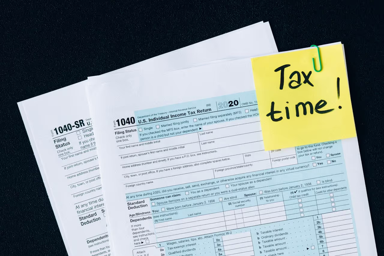 Tax papers for house sitters