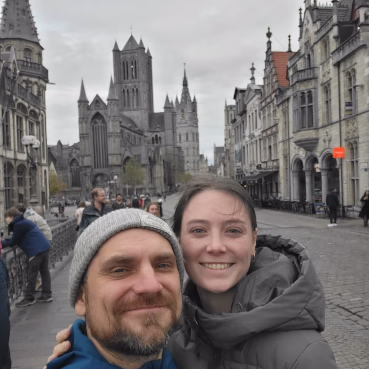Konrad and Caro in Belgium