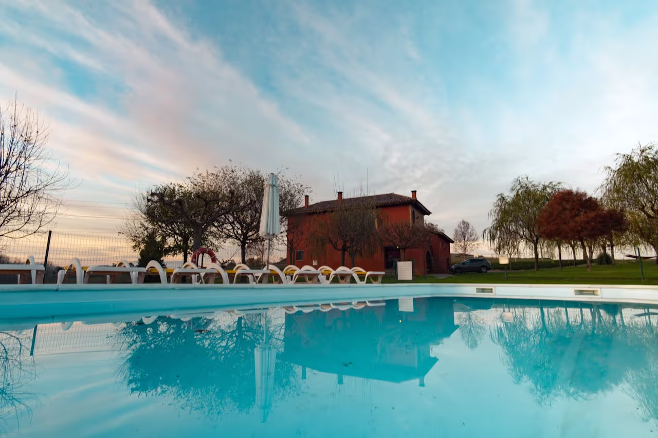 A house pool A house pool