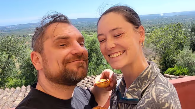 Konrad and Caro in Portugal