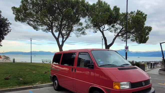 Our can by lake garda in Italy