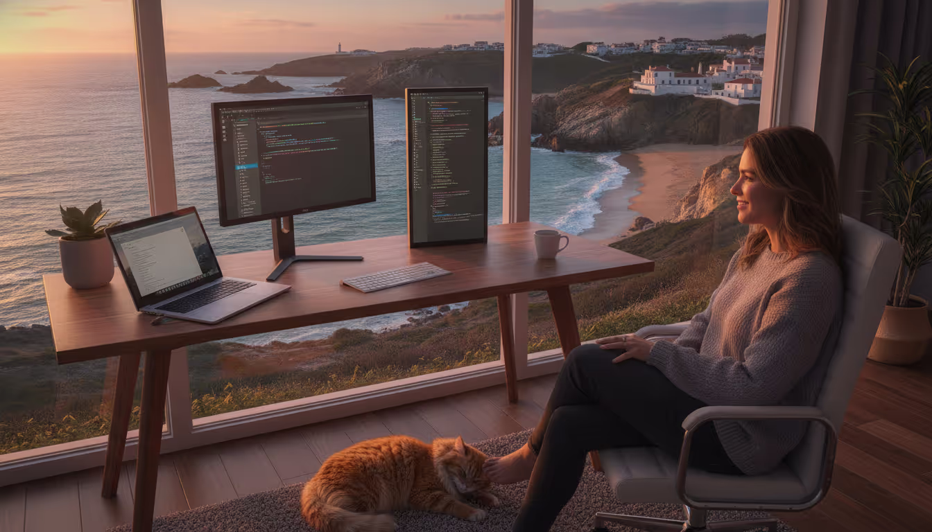 A Portable Second Screen for House Sitting Productivity