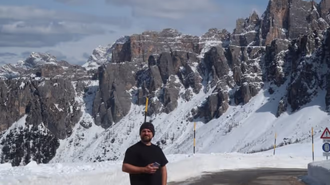 Konrad in the Dolomites Konrad in the Dolomites