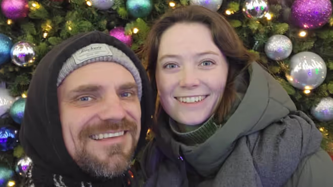 Konrad and Caro in Warsaw over Christmas Konrad and Caro in Warsaw over Christmas