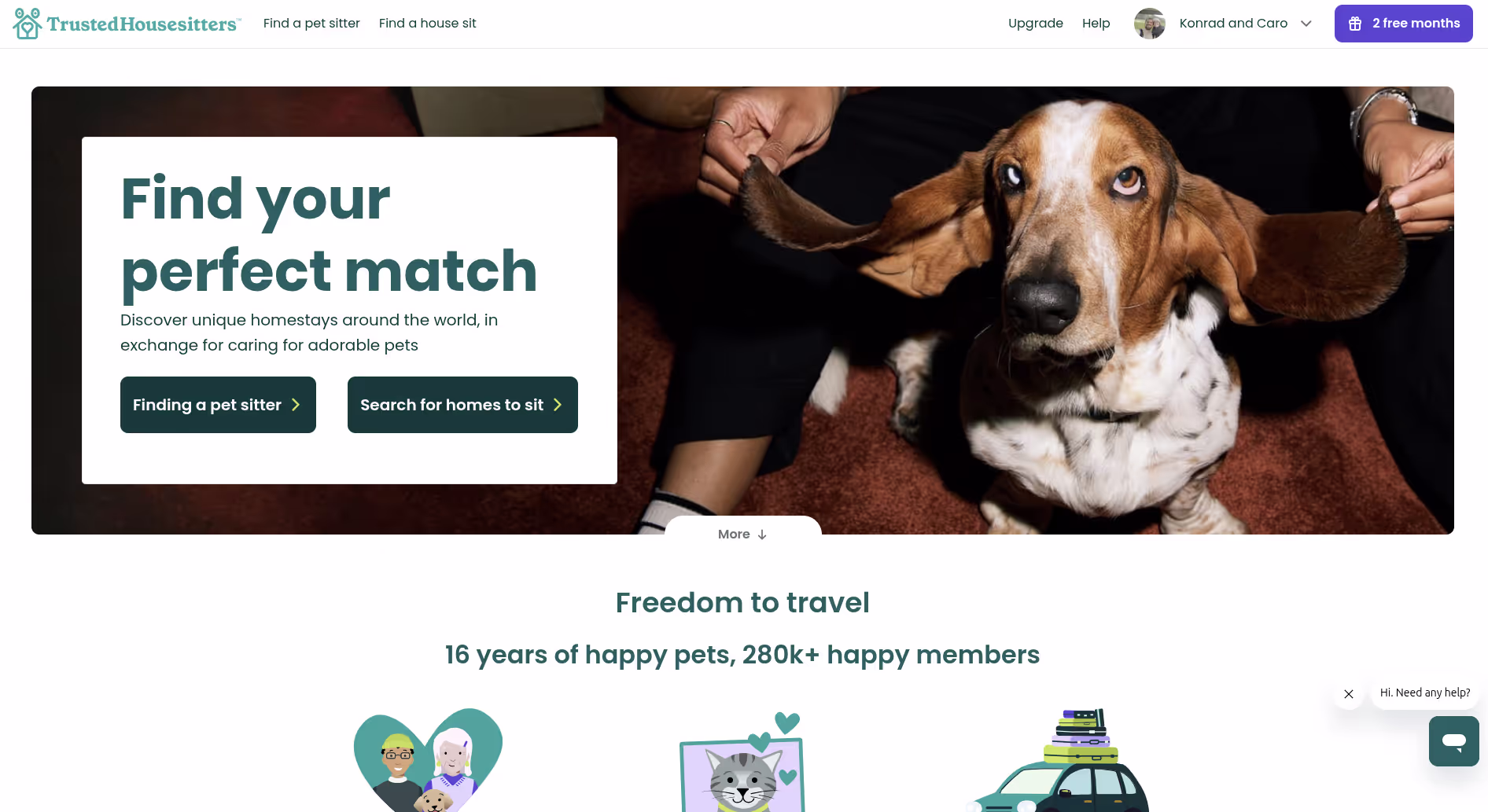 TrustedHouseSitters Home Page TrustedHouseSitters Home Page