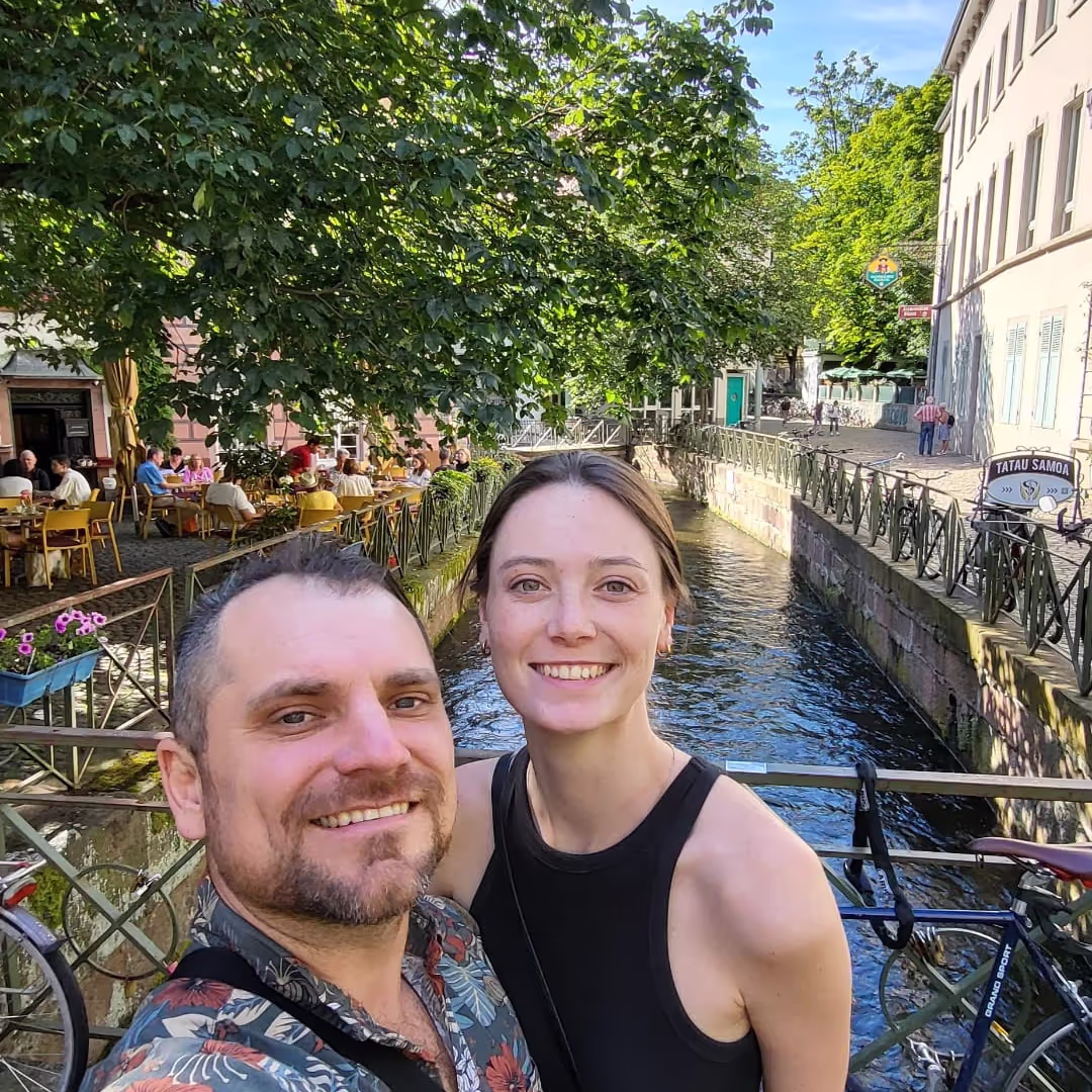 Konrad and Caro in Freiburg Germany Konrad and Caro in Freiburg Germany
