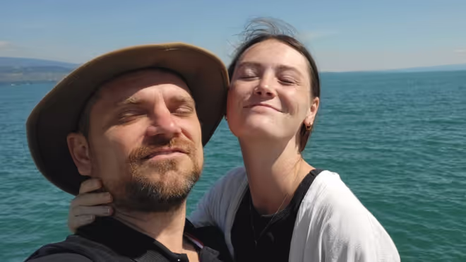 Konrad and Caro in Australia
