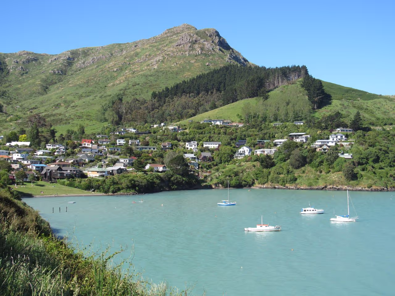 New Zealand coastal town New Zealand coastal town