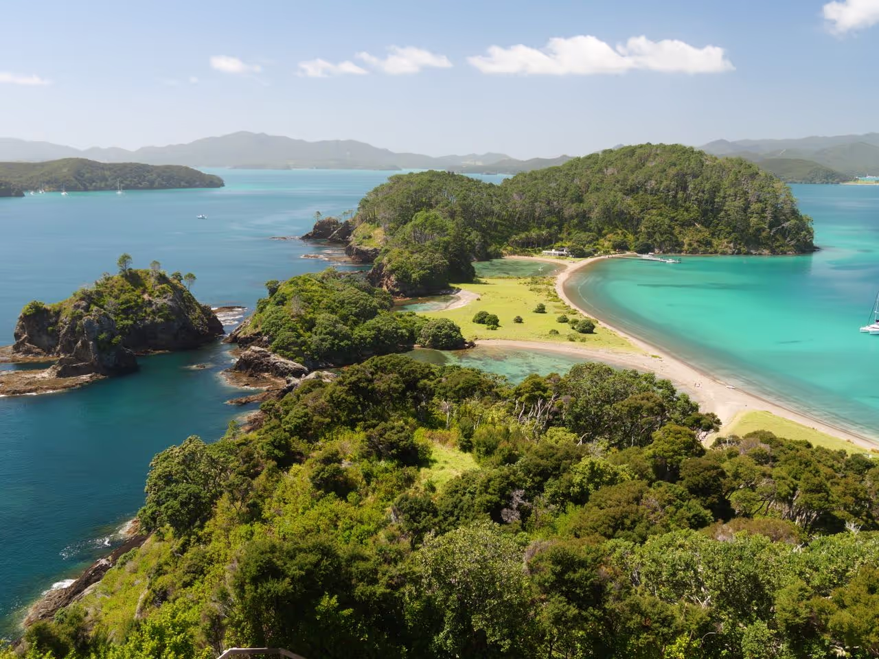 Bay of Islands in New Zealand Bay of Islands in New Zealand