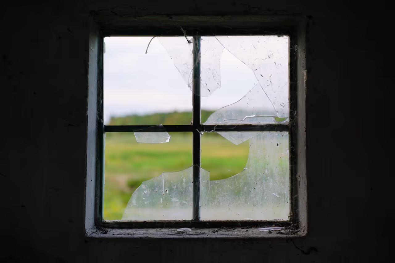 broken window