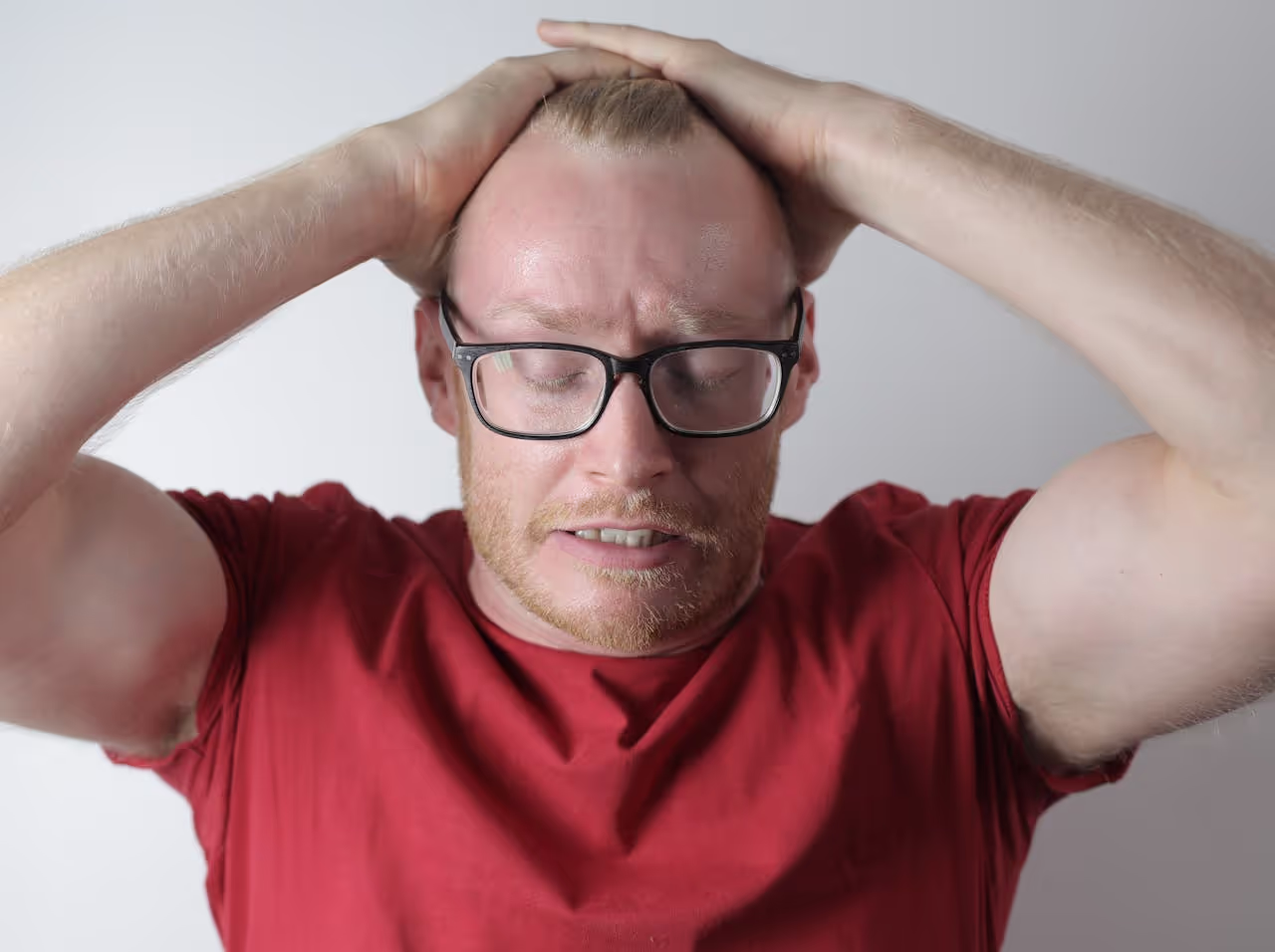 a nervous person