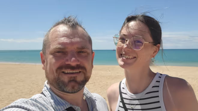 Konrad and Caro in Portugal