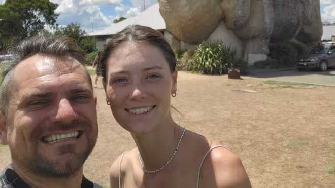 Konrad and Caro in Golburn