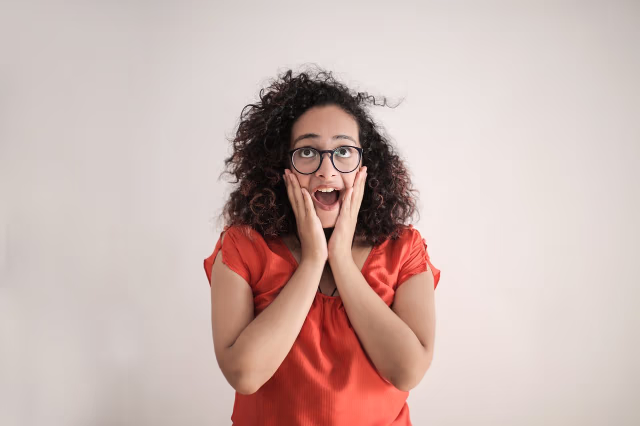 An excited house sitter who is picked for the house sit An excited house sitter who is picked for the house sit