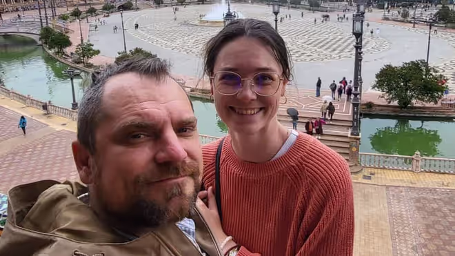 Konrad and Caro in Sienna