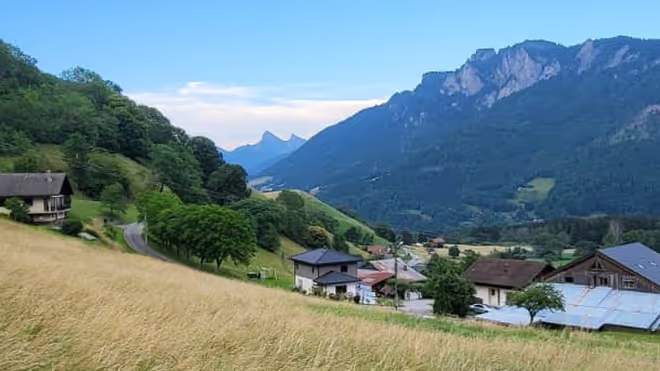 French Alps in Lullin