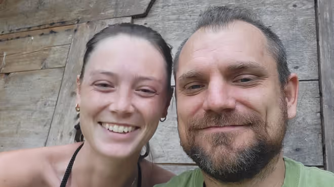 Konrad and Caro in Lullin