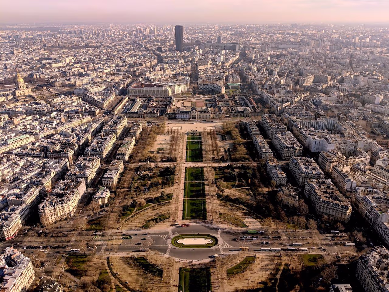 Paris from above. Picture taken on Eiffel Tower Paris from above. Picture taken on Eiffel Tower