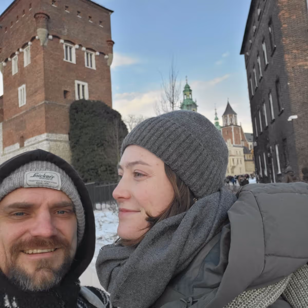 Konrad and Caro in Krakow Konrad and Caro in Krakow