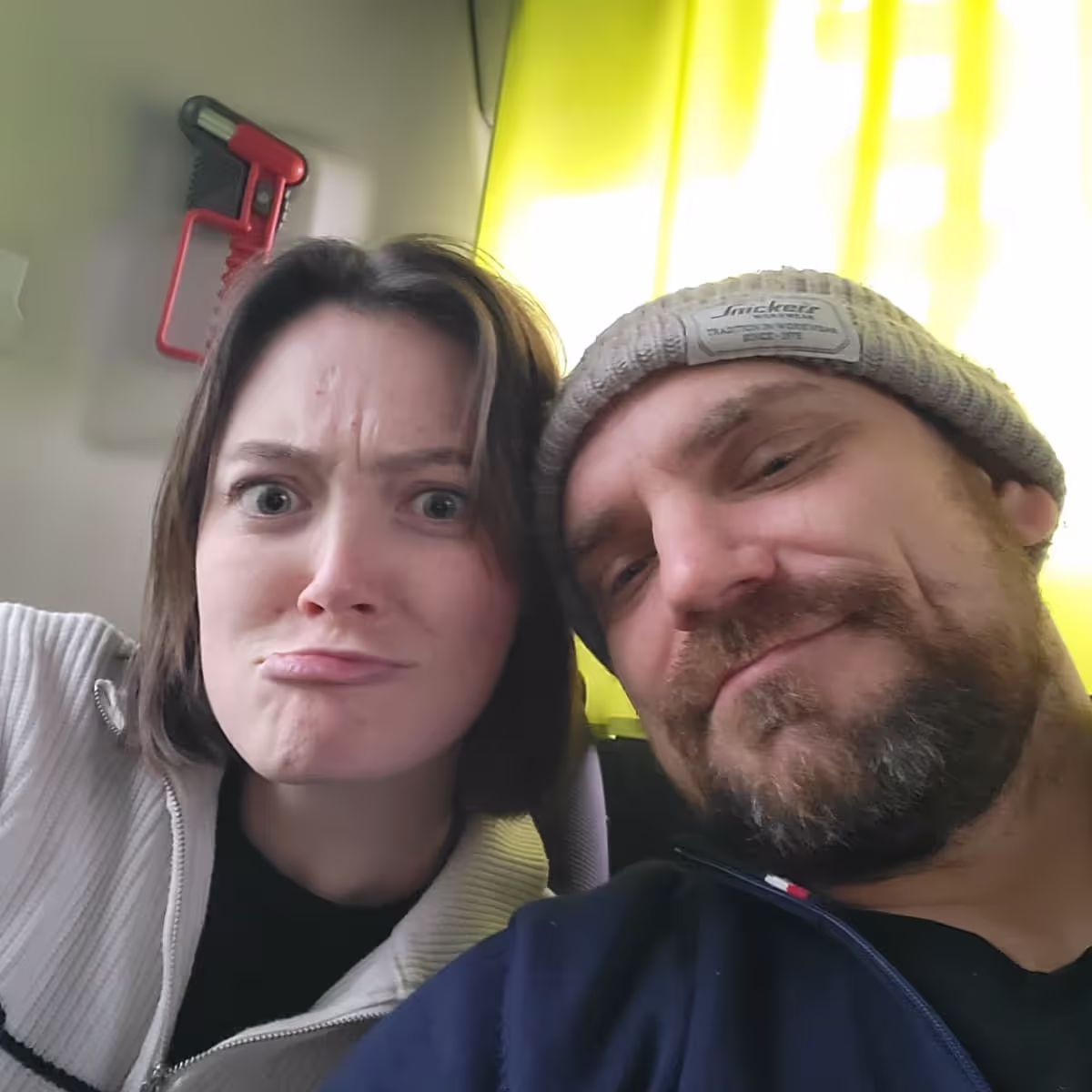 Konrad and Caro being annoyed at the booking fees Konrad and Caro being annoyed at the booking fees