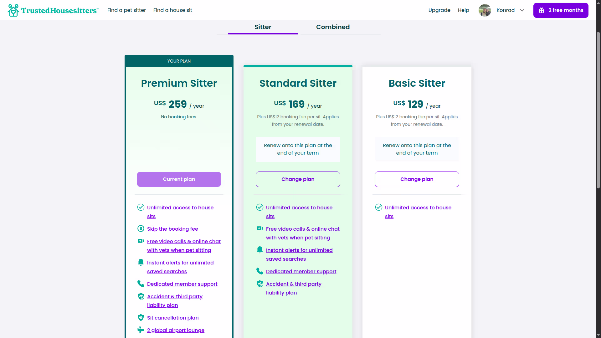 TrustedHouseSitters Pricing page 2026 TrustedHouseSitters Pricing page 2026