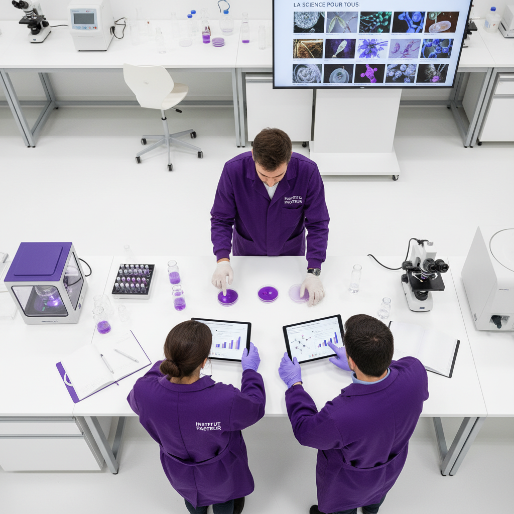 “French scientists studying nicotinic acetylcholine receptors during COVID-19 pandemic.”