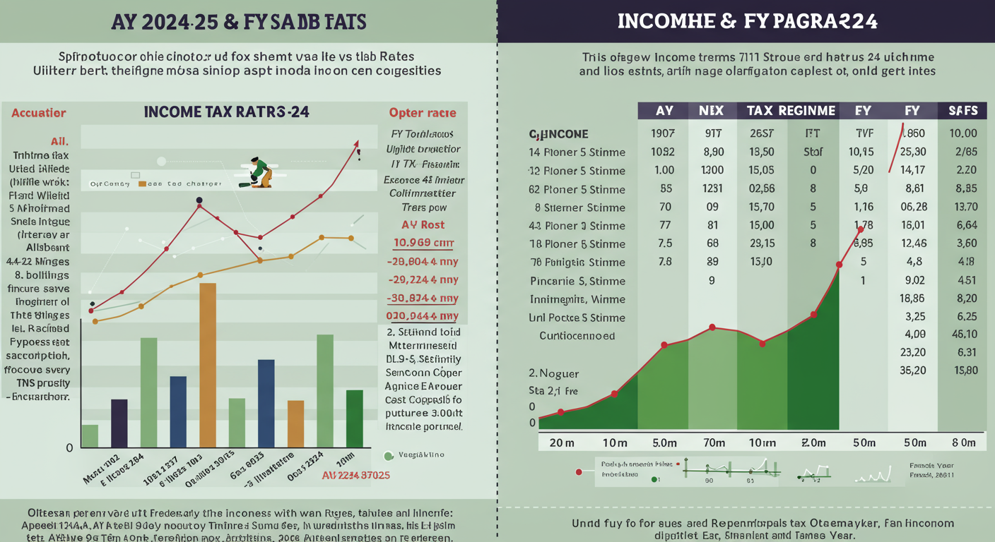 AY 2024-25 & FY 2023-24 New Regime vs Old Regime income Tax slab Rates New Regime vs Old Regime